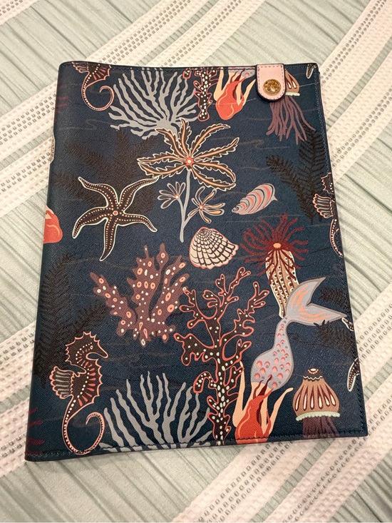 Spartina 449 Other - Spartina 449 Green and Pink Sea Life Print Portfolio Folder Notebook